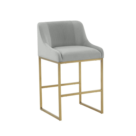 Timeless Minimalist Modern Parsons Upholstered Counter Stool