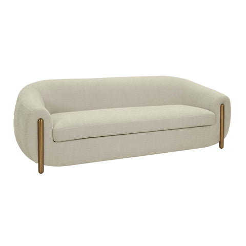 Lina Contemporary Curved Arm Standard Sofa