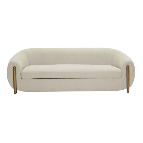 Lina Contemporary Curved Arm Standard Sofa