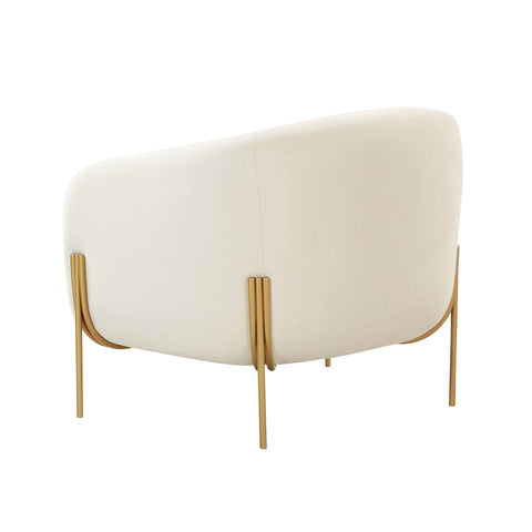 Timeless Minimalist Barrel Velvet Upholstered Accent Chair