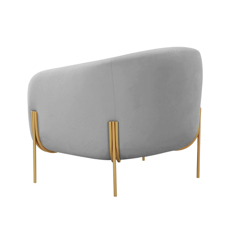 Timeless Minimalist Barrel Velvet Upholstered Accent Chair