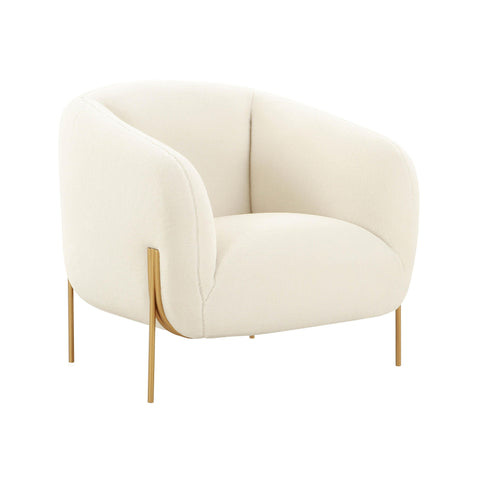 Timeless Minimalist Upholstered Barrel Accent Chair