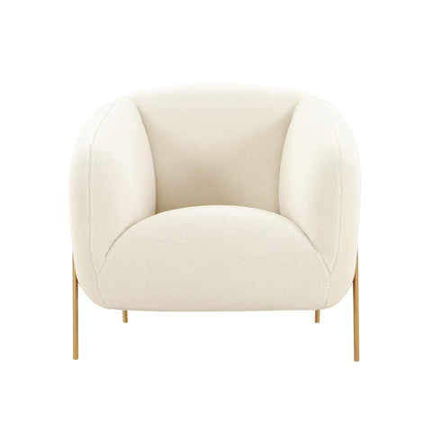 Timeless Minimalist Upholstered Barrel Accent Chair