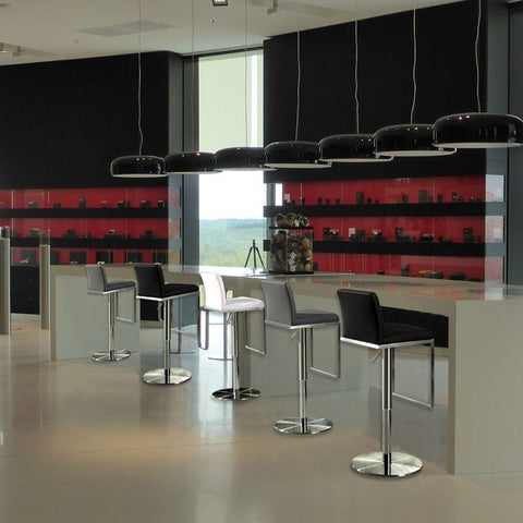 Amalfi Timeless Minimalist Adjustable Parsons Bar Stool