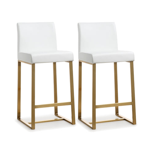 Timeless Minimalist Parsons Counter Stool with Foot Lift
