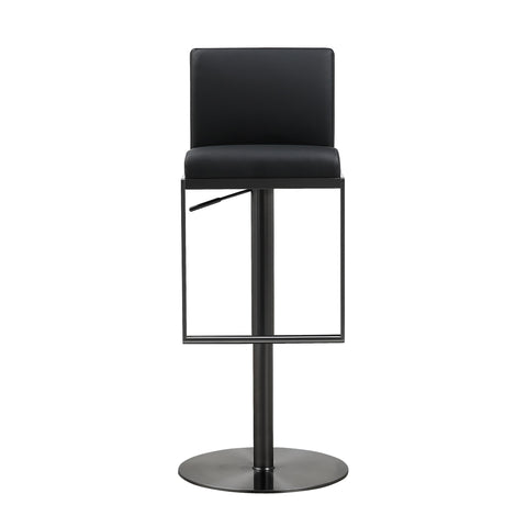 Amalfi Contemporary Parsons Bar Stool with Adjustable Seat Height