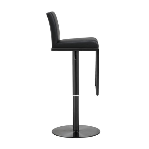Amalfi Contemporary Parsons Bar Stool with Adjustable Seat Height