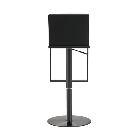 Amalfi Contemporary Parsons Bar Stool with Adjustable Seat Height