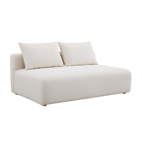 Hangover Contemporary Boucle Loveseat Sofa
