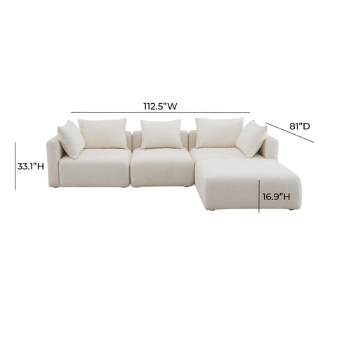 Hangover Contemporary Modular Sectional L-Shape Sofa