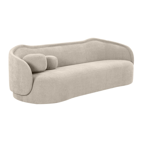 Circe Contemporary Curved Velvet Sofa