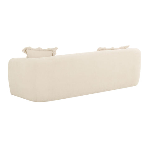 Lou Contemporary Symmetrical Sofa with Curved Armrests