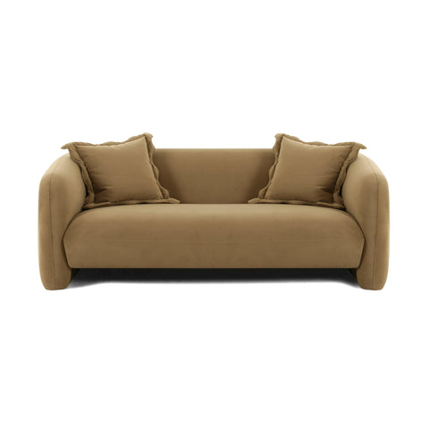 Lou Contemporary Velvet Loveseat Sofa