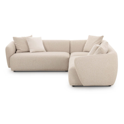 Sylvie Contemporary L-Shape Modular Sectional Sofa