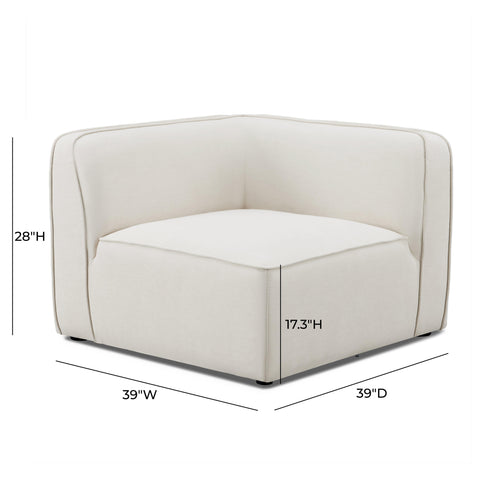 Timeless Minimalist Modern Modular Upholstered Slipper Lounge Chair