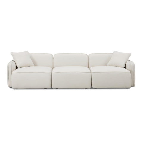 Travie Modular Sectional Sofa with Armrests in Linen