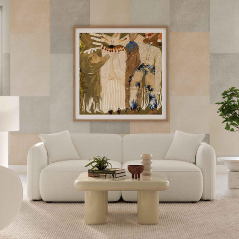 Travie Contemporary Upholstered Modular Sofa with Armrests