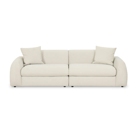 Kourtney Contemporary Standard Sofa with Curved Armrests