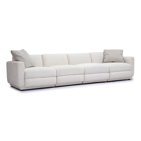 Perry Contemporary Chenille Modular Sofa