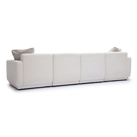 Perry Contemporary Chenille Modular Sofa