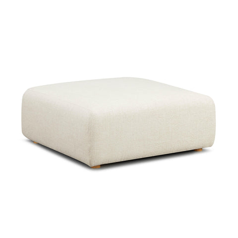Timeless Minimalist Modern Upholstered Cocktail Ottoman