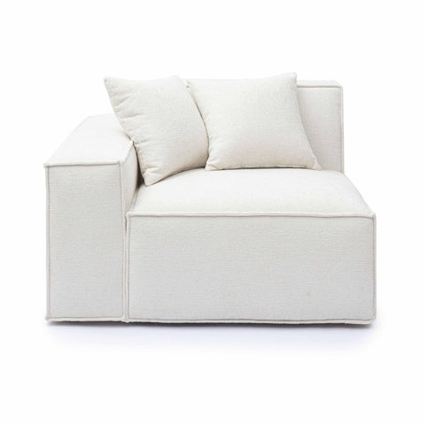 Timeless Minimalist Chenille Parsons Modern Slipper Lounge Chair