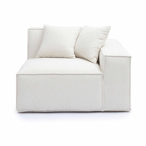 Timeless Minimalist Chenille Parsons Modern Slipper Lounge Chair