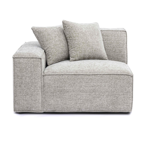 Timeless Minimalist Chenille Parsons Modern Slipper Lounge Chair