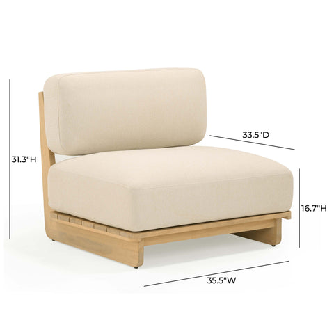 Reavan Modern Lounge Chair for Lawn & Garden