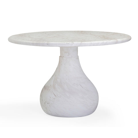 Smooch Tulip Round Dining Table Modern Drum Base