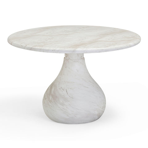 Smooch Tulip Round Dining Table Modern Drum Base