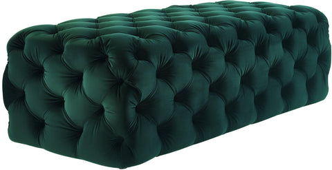 Timeless Minimalist Modern Tufted Velvet Cocktail Ottoman