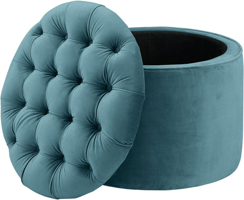 Space Saving Contemporary Tufted Storage Ottoman