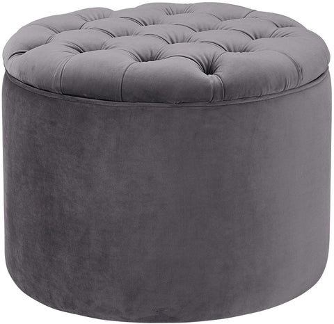 Space Saving Contemporary Tufted Storage Ottoman