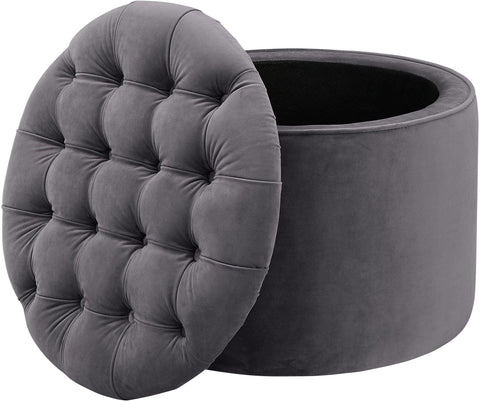 Space Saving Contemporary Tufted Storage Ottoman