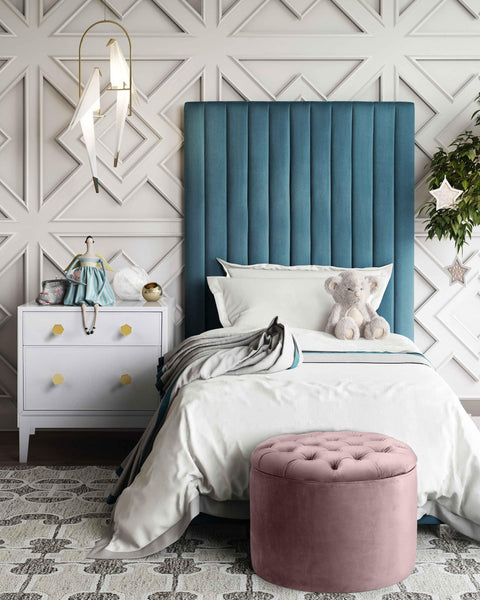 Space Saving Contemporary Tufted Storage Ottoman