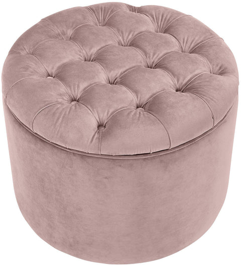 Space Saving Contemporary Tufted Storage Ottoman