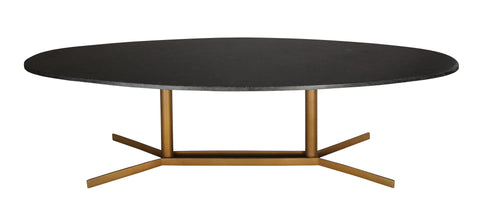 Gemma Timeless Minimalist Curved Marble Coffee Table
