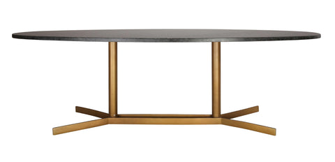 Gemma Timeless Minimalist Curved Marble Coffee Table