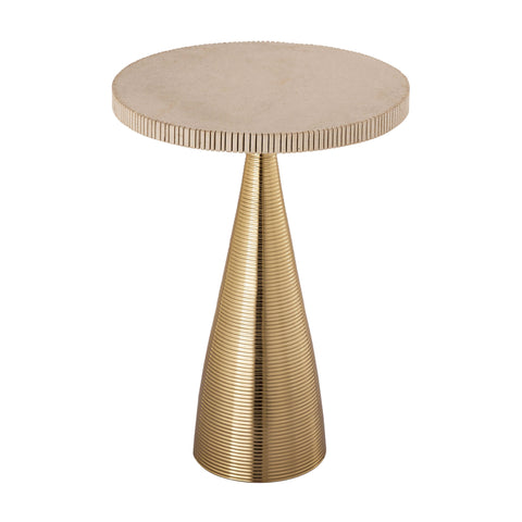TOV Furniture Space Saving Fluted Drum Center Table