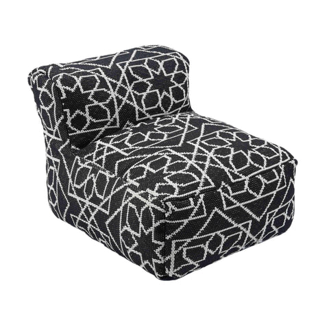 CHIARA Boho Geometric Pouf Ottoman Outdoor Furniture