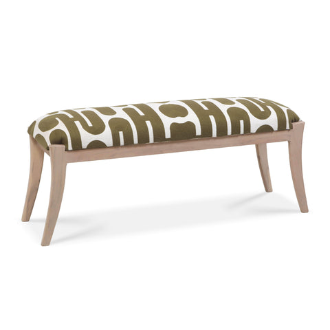 Timeless Minimalist Bohemian Upholstered Accent Bench