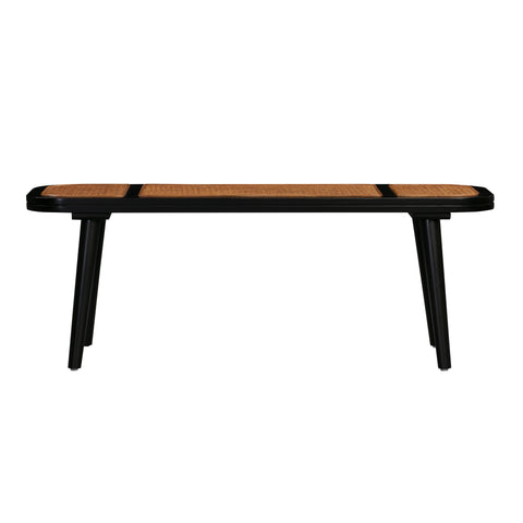 Timeless Minimalist Scandinavian Accent Bench with Tapered Legs