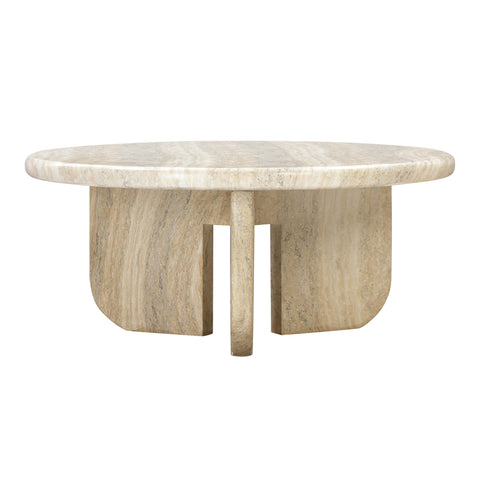 TOV Furniture Patrizia Modern Freeform Round Coffee Table