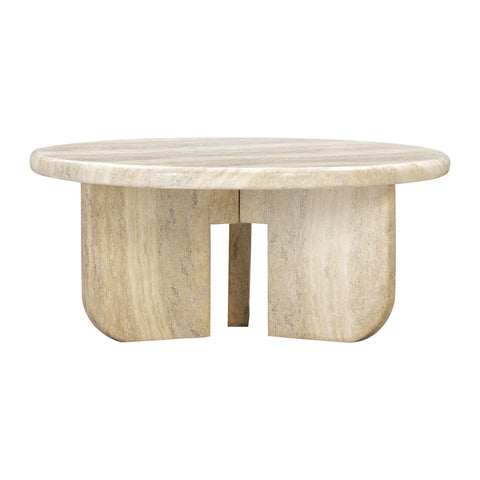 TOV Furniture Patrizia Modern Freeform Round Coffee Table