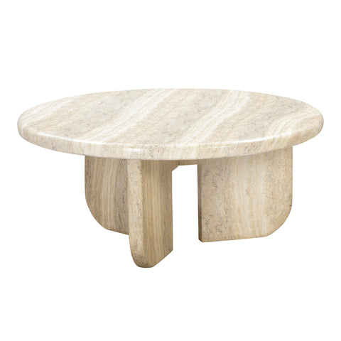 TOV Furniture Patrizia Modern Freeform Round Coffee Table