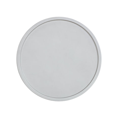 Space Saving Center Table with Fluted Drum Base Accent Table