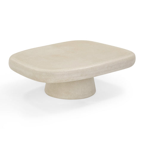 TOV Furniture Organic Freeform Drum Coffee Table