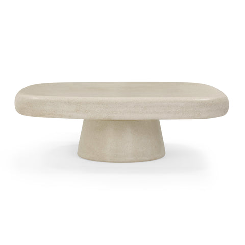TOV Furniture Organic Freeform Drum Coffee Table