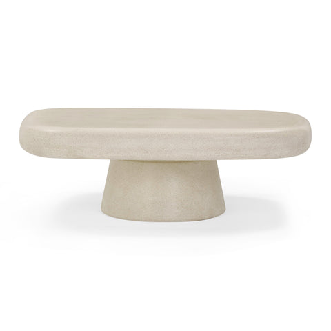 TOV Furniture Organic Freeform Drum Coffee Table